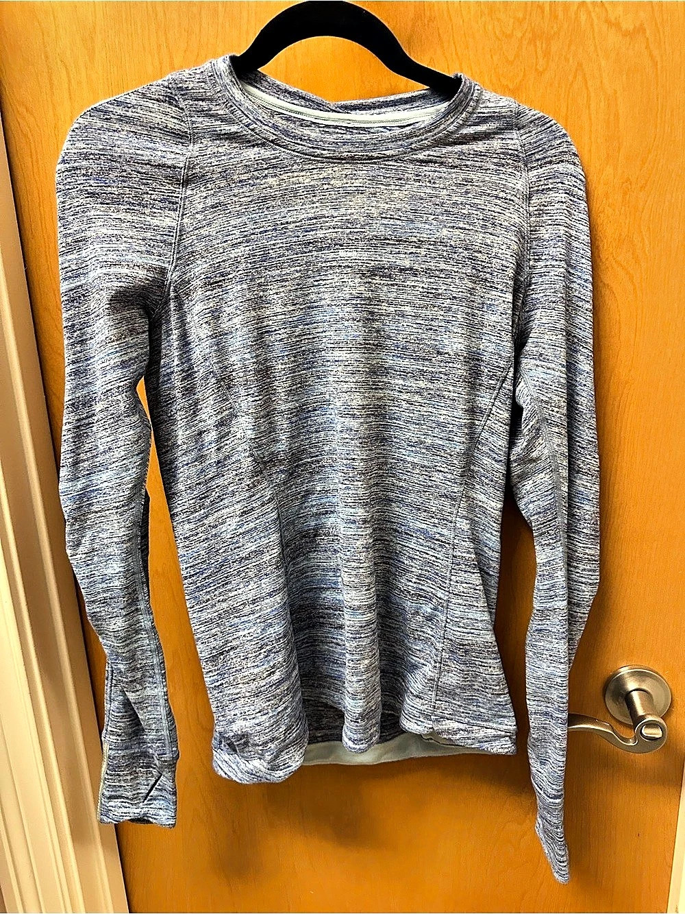 lululemon Swiftly Tech Long Sleeve Crew Blue & Gray